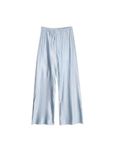Elegante Satinhose mit weitem Bein