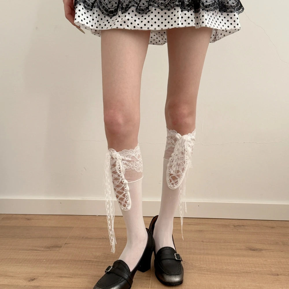 Mesh Ballet Lace Socks