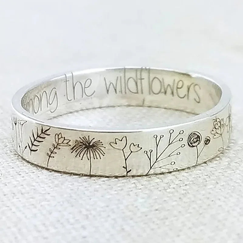 Handmade Vintage Dandelion Ring