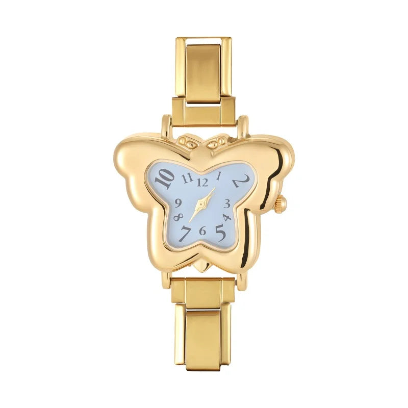 Italian Stainless Butterfly Watch