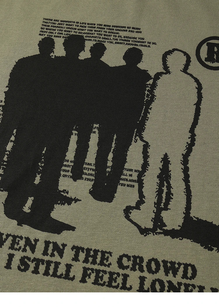 Lonely Shadow Graphic  T-Shirt