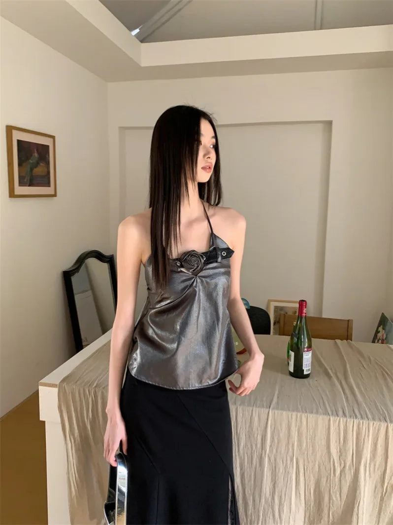 Chrome Rose Top