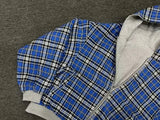 Reversible Plaid Double-sided Hoodie