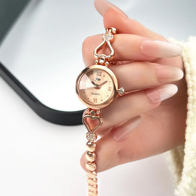 Women Exquisite Heart Bracelet Watch