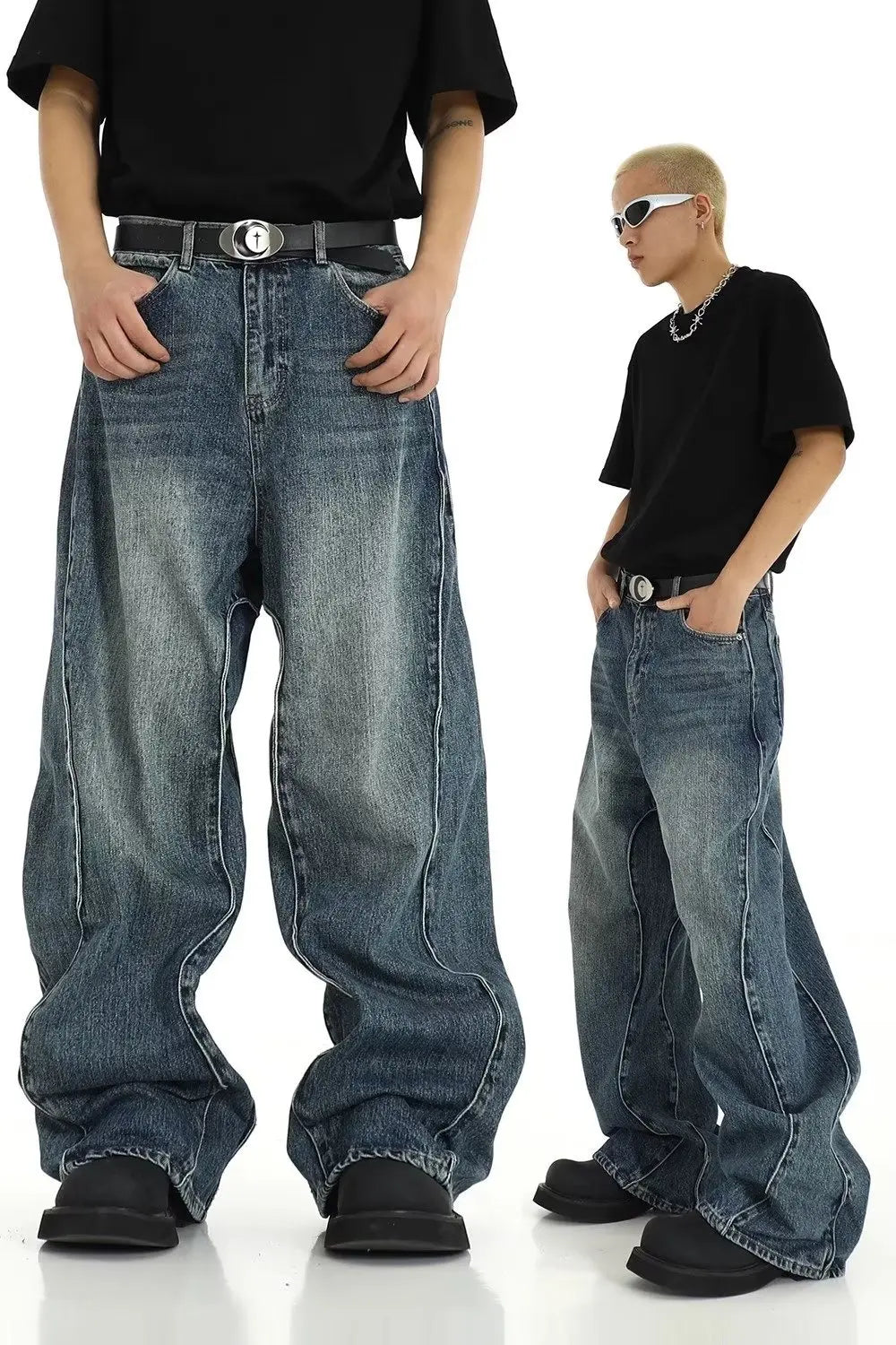 Retro Baggy Y2K Wide Leg Jeans