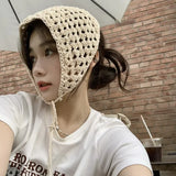 Vintage Gestricktes Hohl-Dreieck-Stirnband