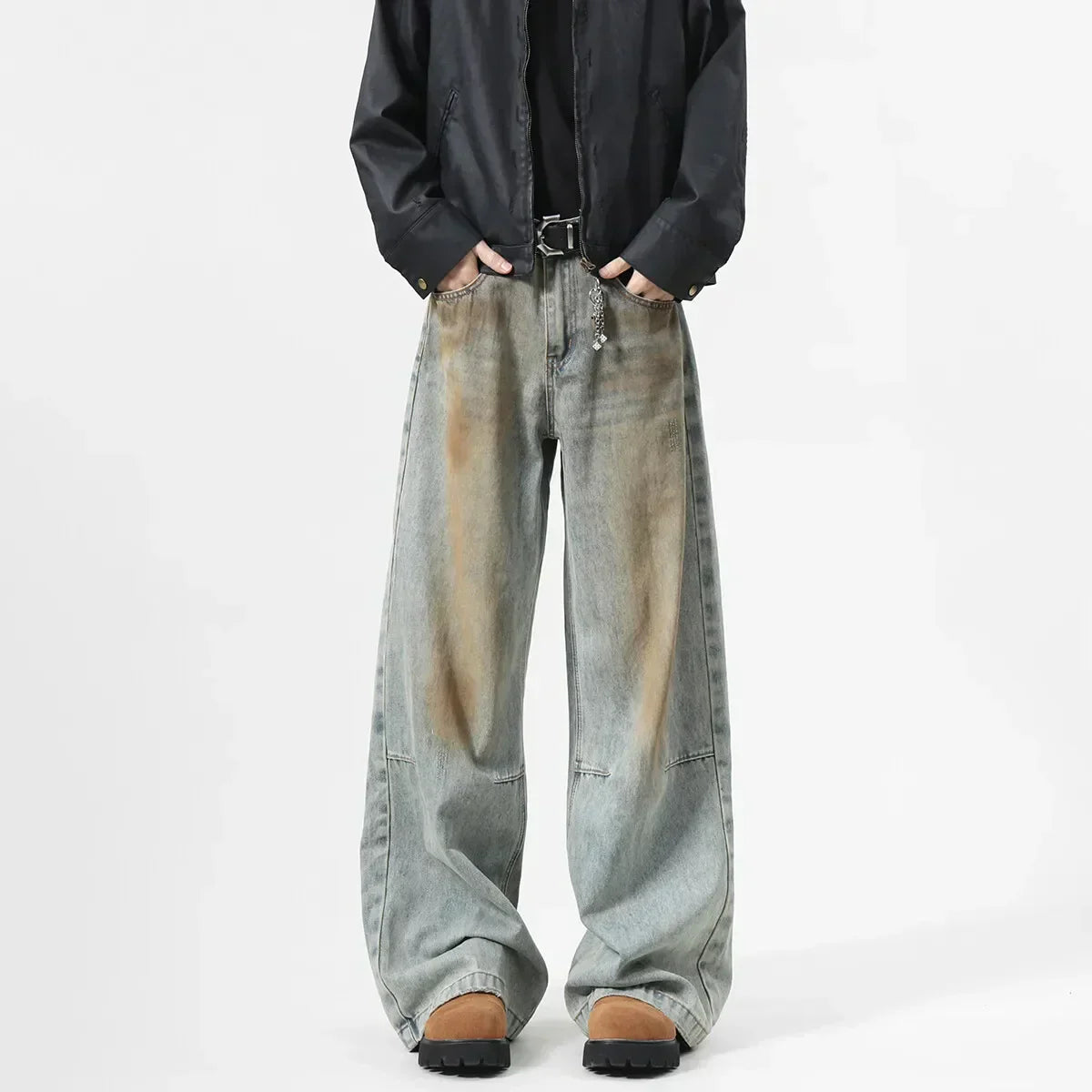 Rusty Loose Fit Metal Denim Jeans