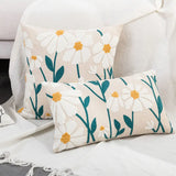 Floral Tufted Decorative Pillow Cover