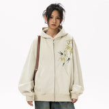 Soft Girl Zip-Up Oversize Hoodie