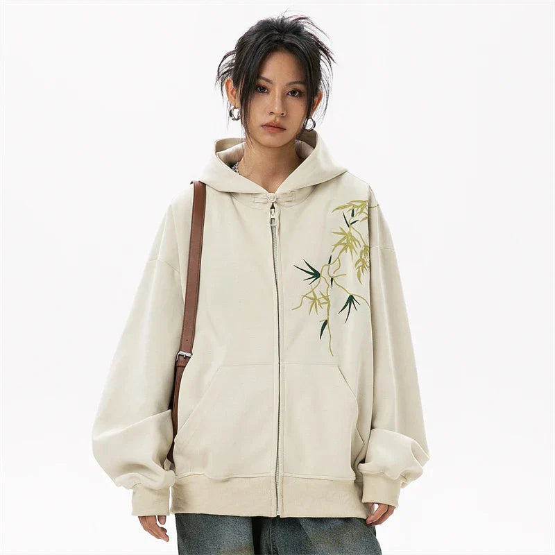 Soft Girl Zip-Up Oversize Hoodie