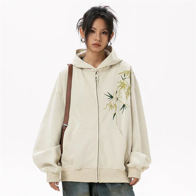 Sudadera con capucha oversize con cremallera Soft Girl