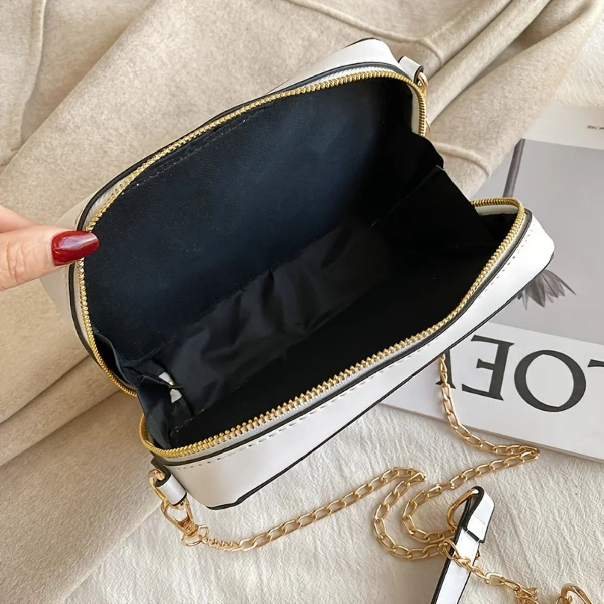 Weird Core Funny Tape Crossbody Bag