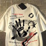 Vintage Hand Print Short Sleeve T-Shirt