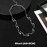 Cyperpunk Titanium Steel Necklace