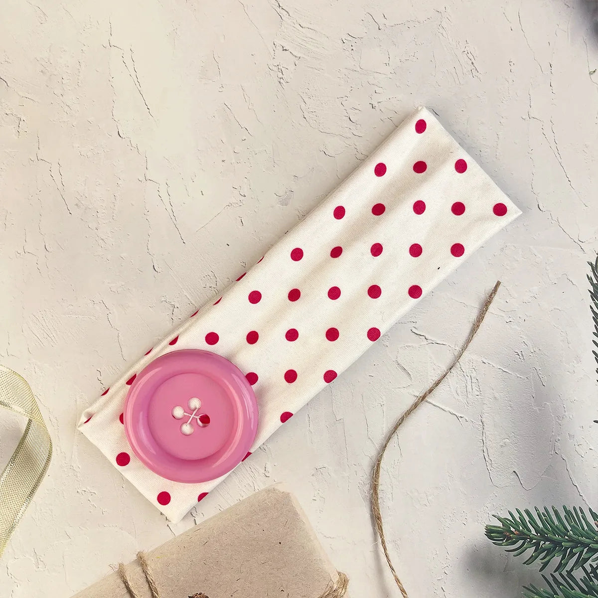 Kawaii Button Headband