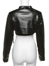 Cyberpunk Leather Retro Cropped Jacket