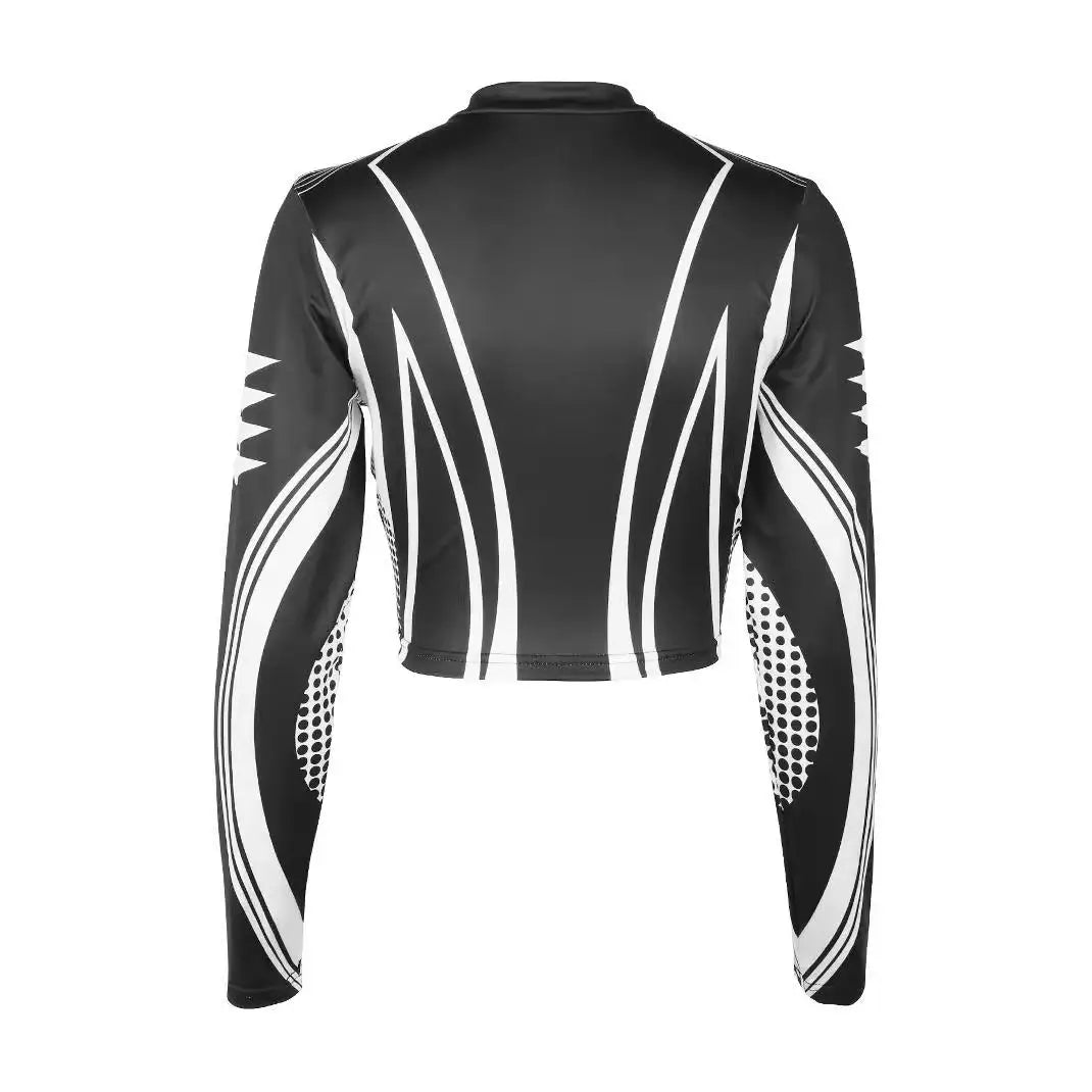 Y2K Motorcycle Cropped Punk Jacket