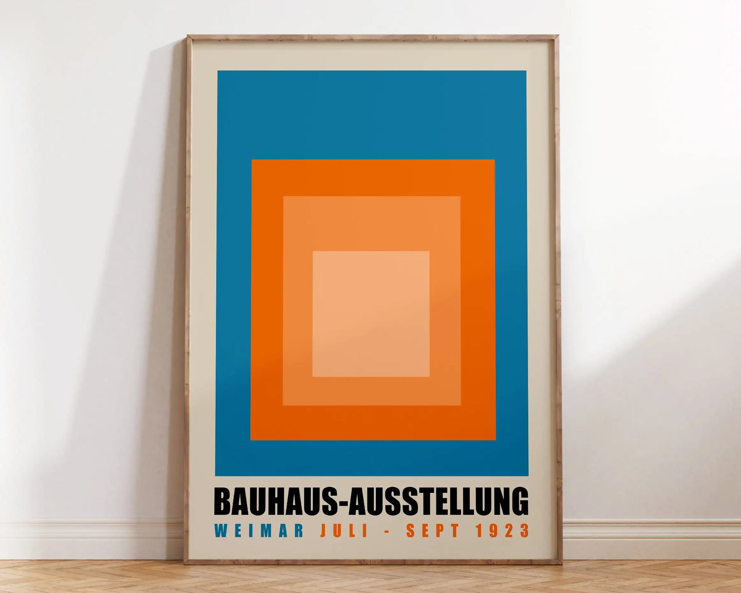 Modernist Geometric Canvas Poster