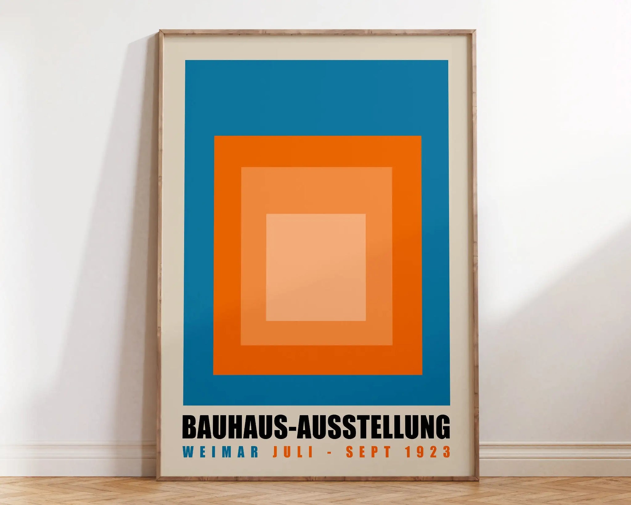 Modernist Geometric Canvas Poster