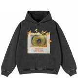 Watch Me Burn Eye Black Washed Hoodie