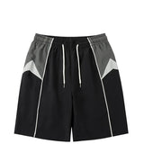 Hip-Hop-Streetwear Baggy Patchwork-Shorts
