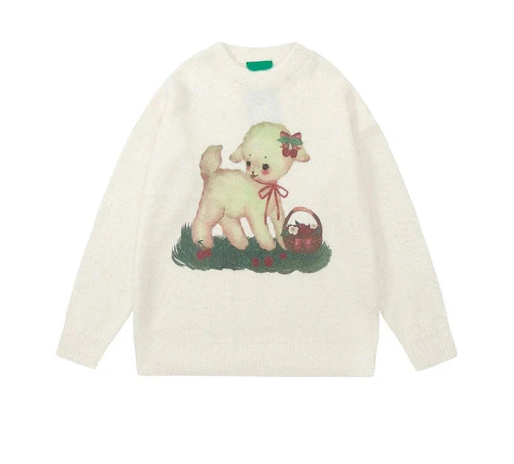 Gemütlicher Mohair-Strickpullover