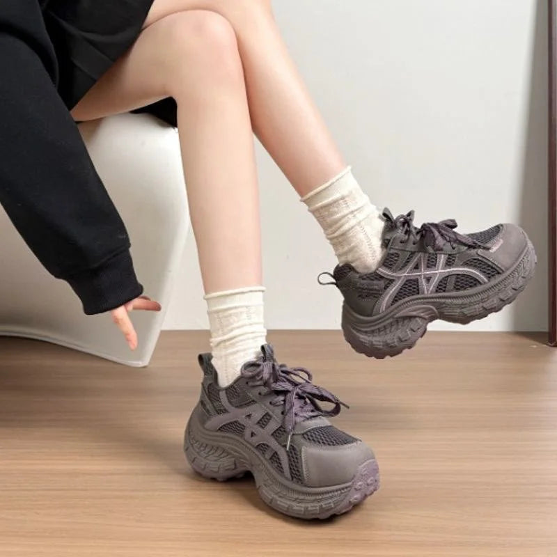 Cushioned insole Platform Sneakers