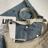 Y2K Nylon Fabric Women's Shoulder Bag