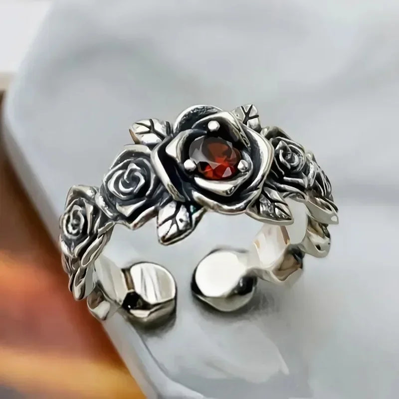 Vintage Red Eye Ring
