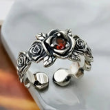 Vintage Red Eye Ring
