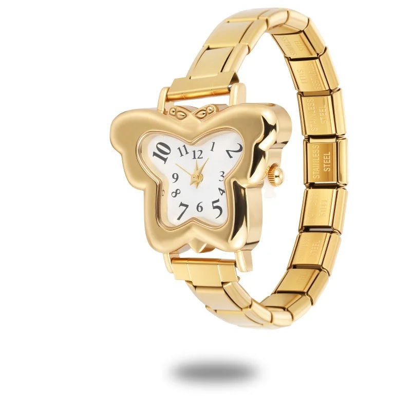 Italian Stainless Butterfly Watch