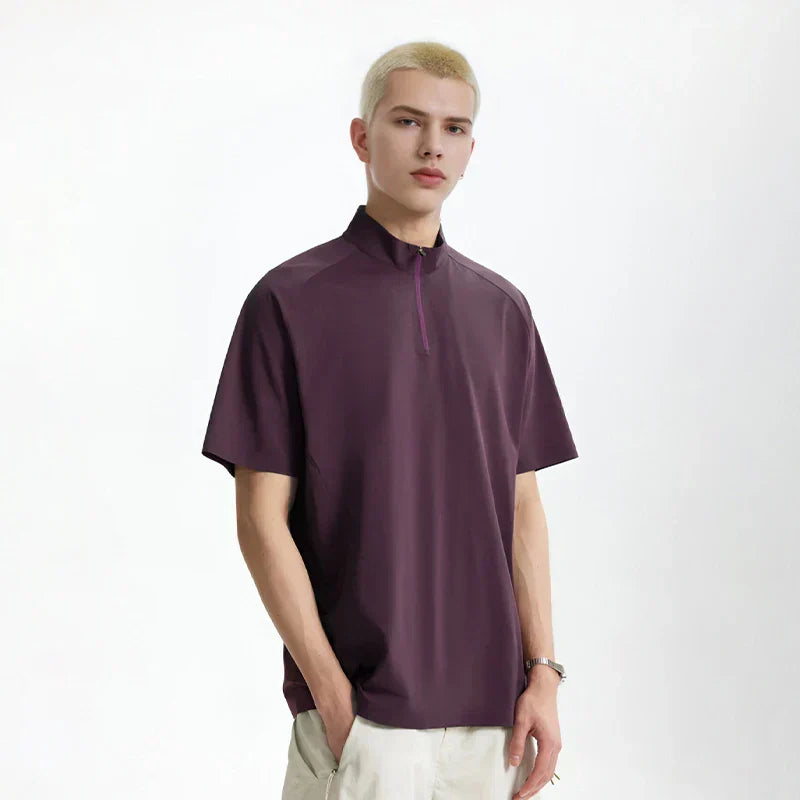 Basic Solid Color With Sun Protection T-Shirt