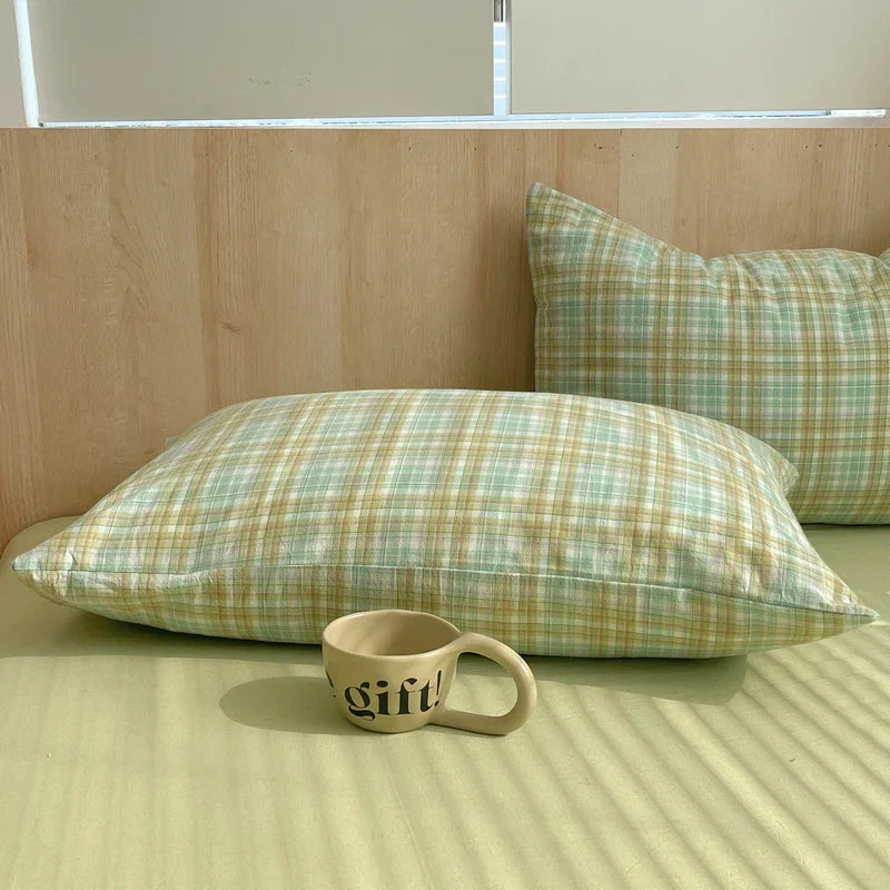 Cotton Pillowcase Colorful Stripe Pillow Case