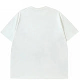 Schwarze Engel-Flügel Grafik Anime T-Shirt