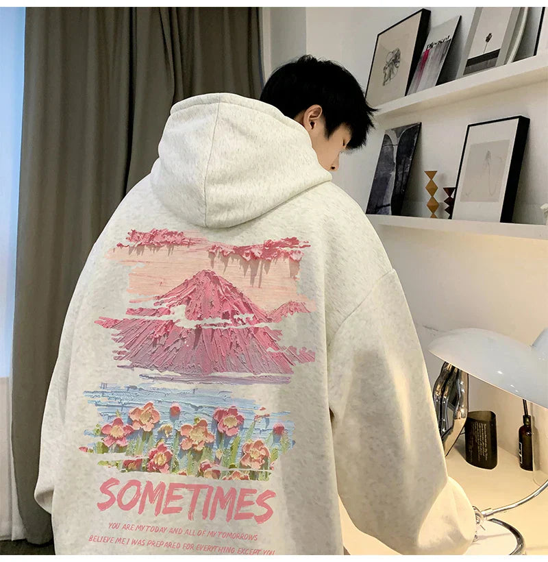 Vintage Good Time Oversized Hoodie