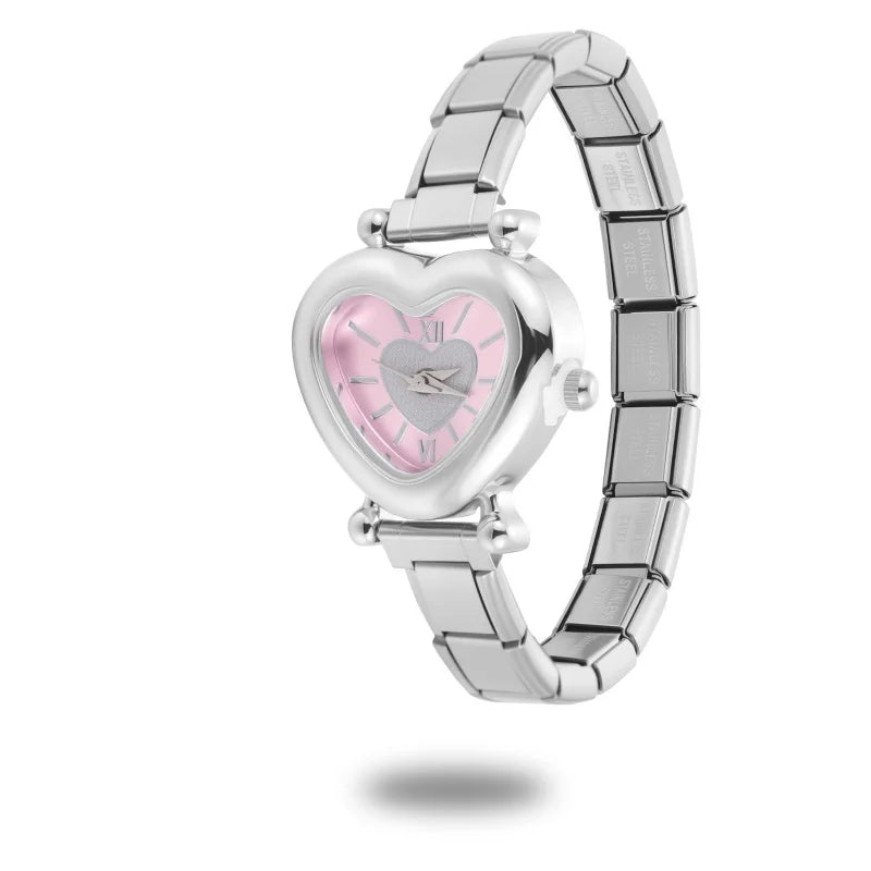 Heart Simple Stainless Steel Watch