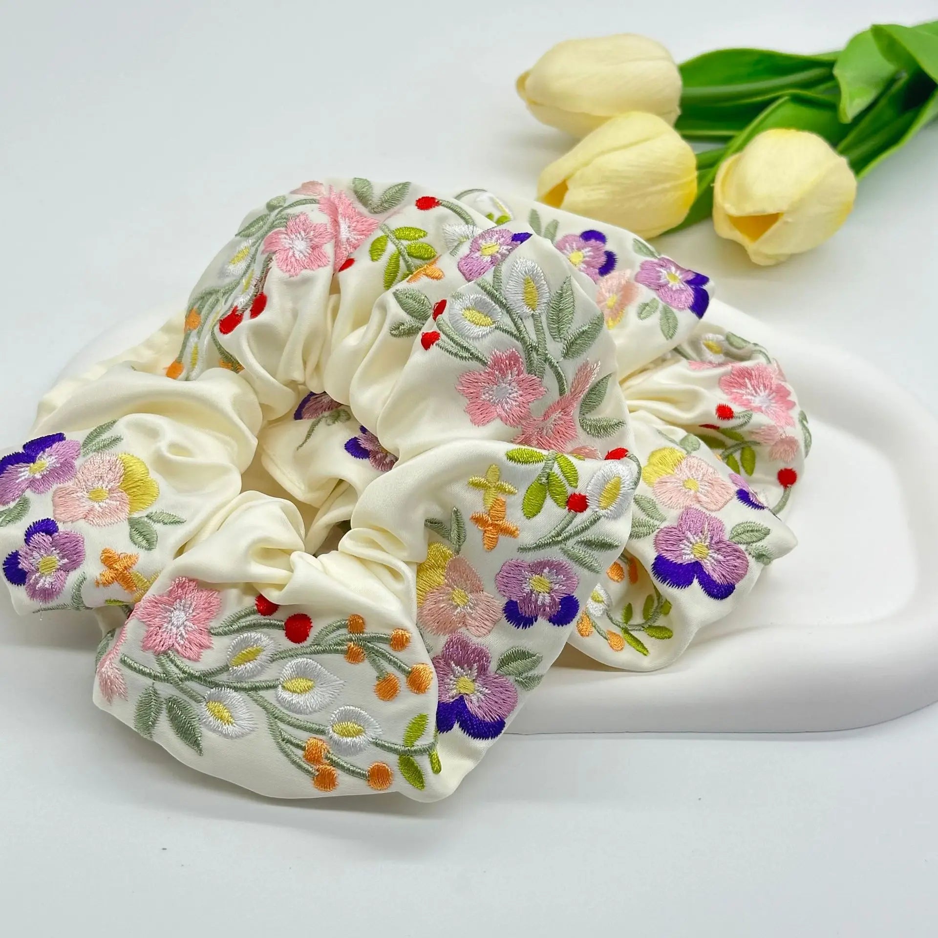 Embroidery Handmade Elastic Hair Band