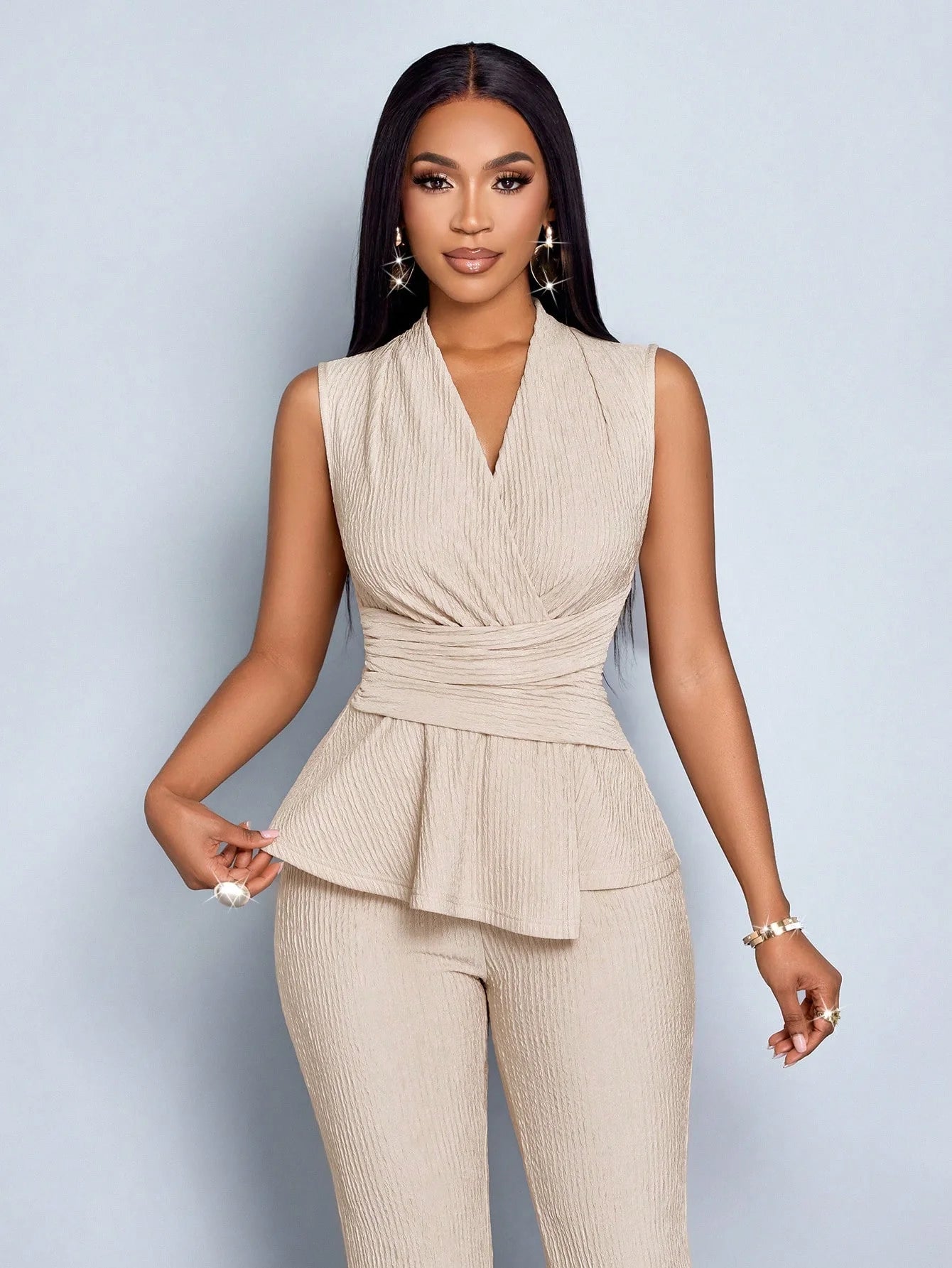 Old Money Apricot Women's Outfit