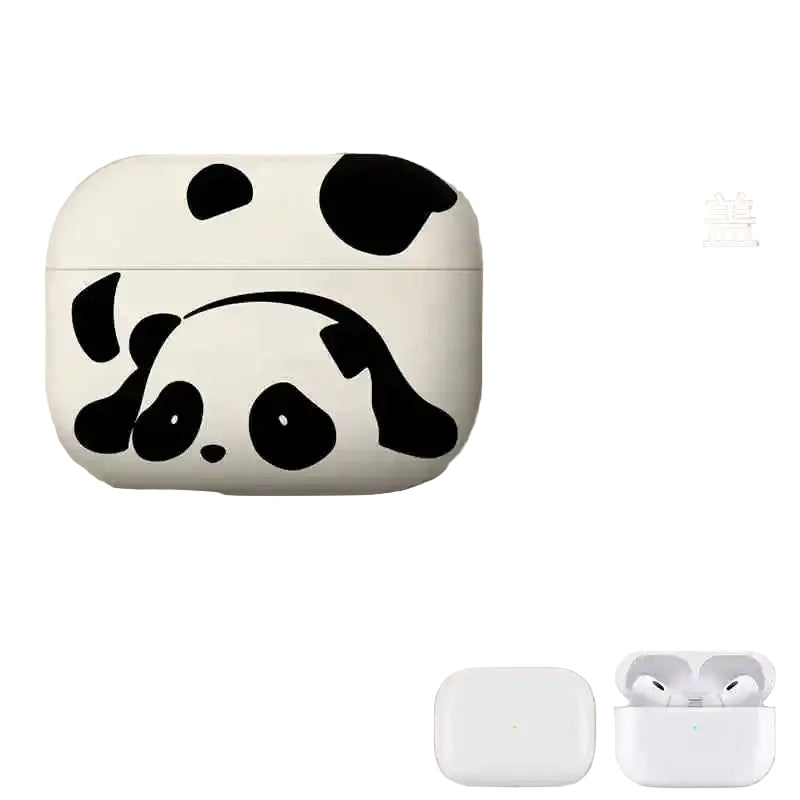 Funny Carton Panda Airpods Cases
