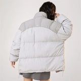 Patchwork Thick Cyberpunk Puffer Jacket