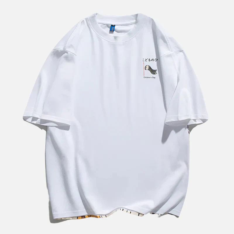Graffiti Cat Graphic Short Sleeve Premuim T-Shirt
