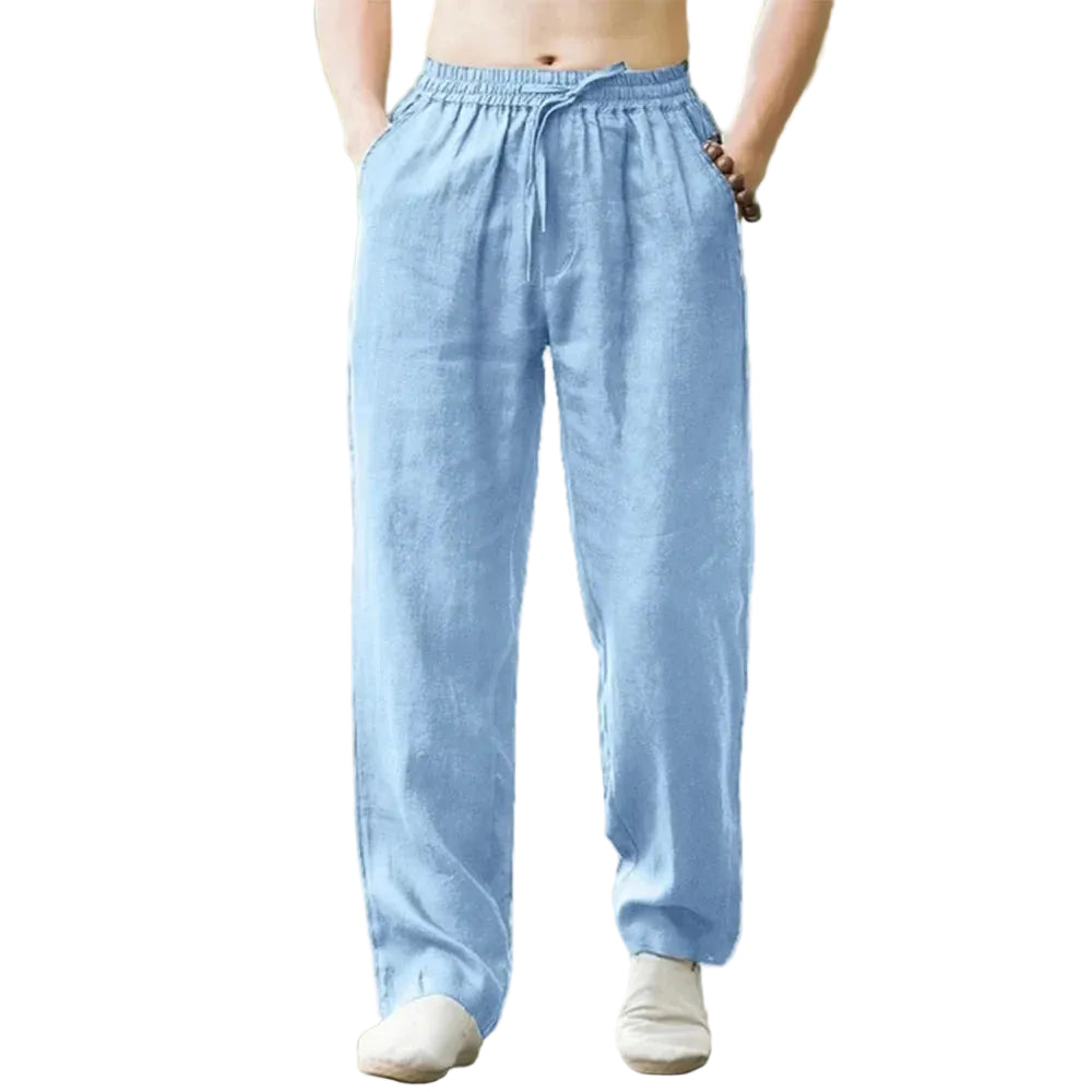 Joggers Cotton Linen Sweatpants Pants