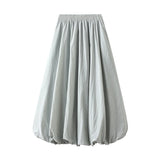 Soft Girl Pastell-Bubble-Midi-Rock
