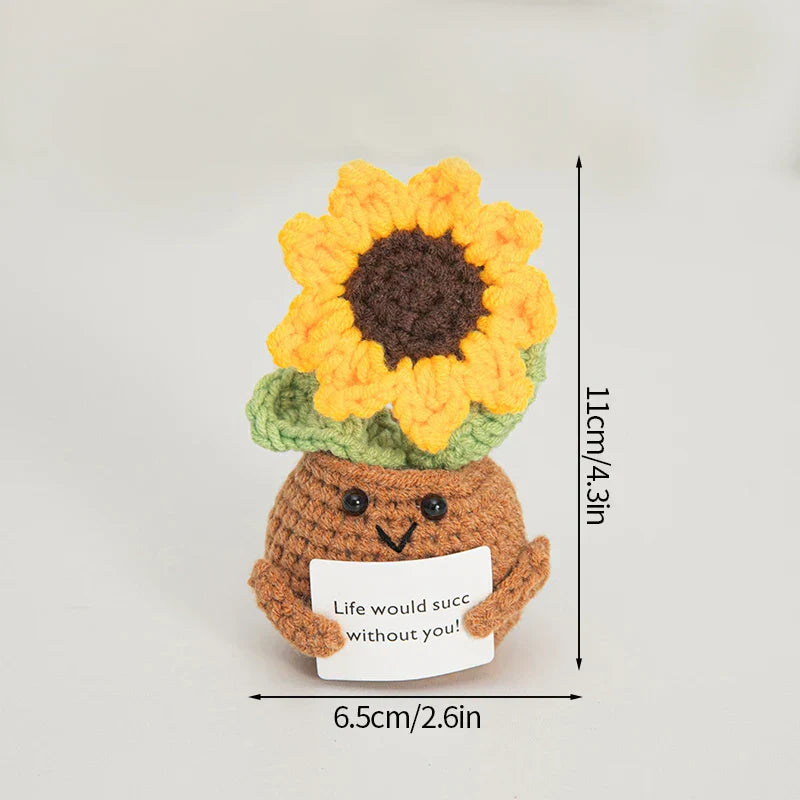 Crochet Handmade Knitted Tulip Flowers