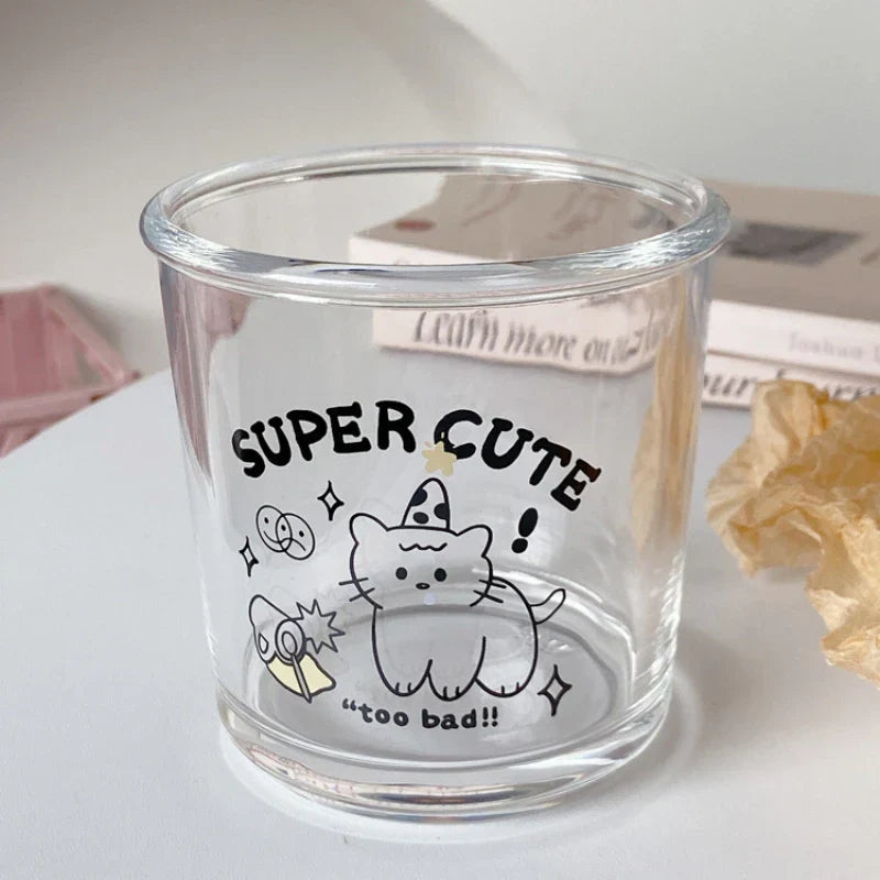 Cute Glass Cup for Coffee