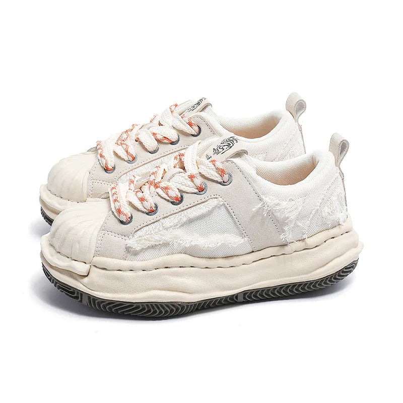 Colorful Retro Punk Skater School Sneakers