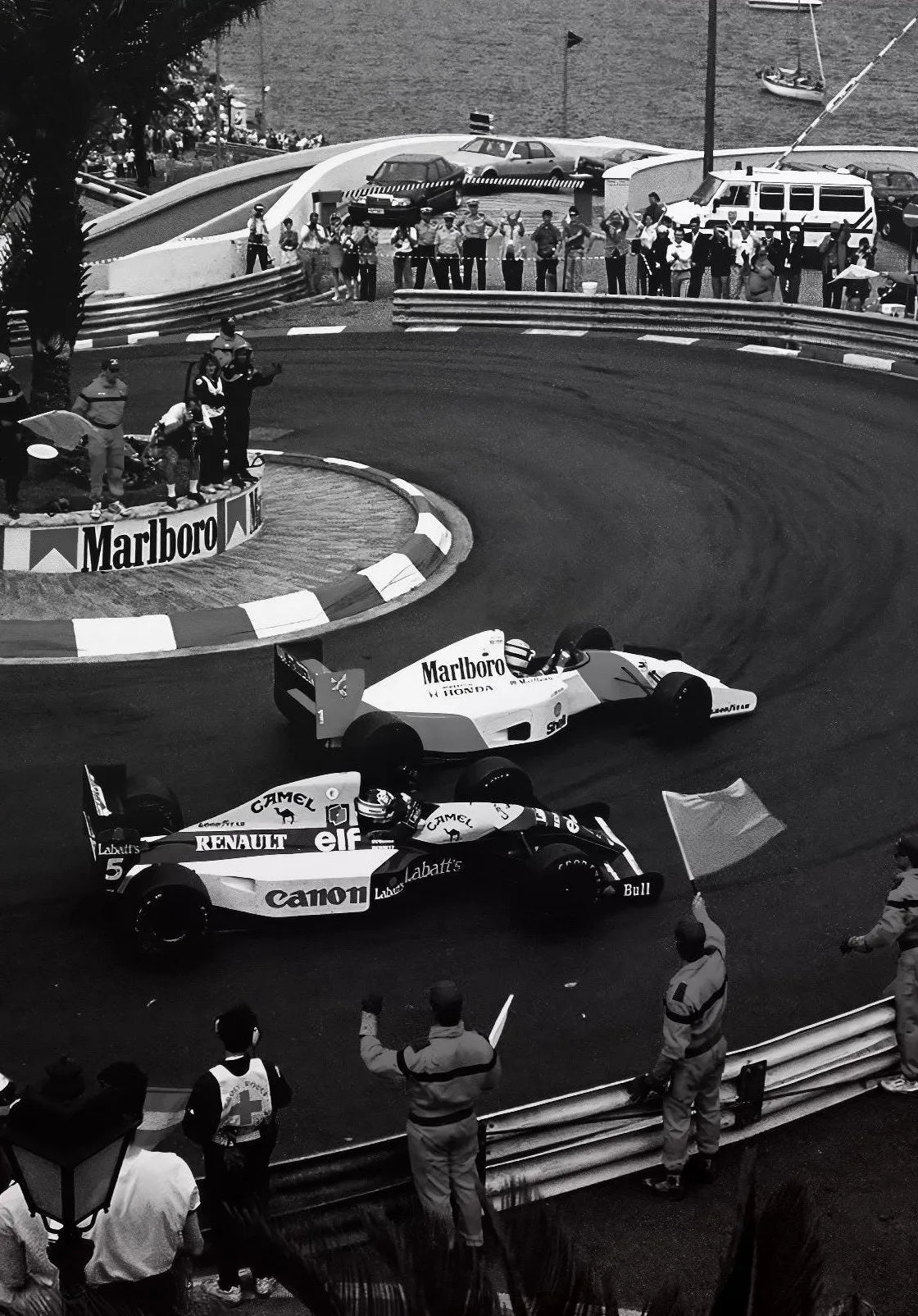 Vintage Cool F1 Monaco Car Posters