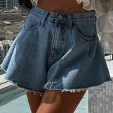 Vintage High Waist Denim Mini Skirt