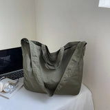 Bolso de hombro de nailon estilo "Lazy"