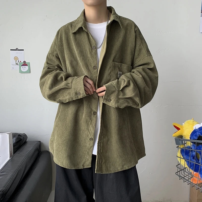 Y2K Corduroy Shirt